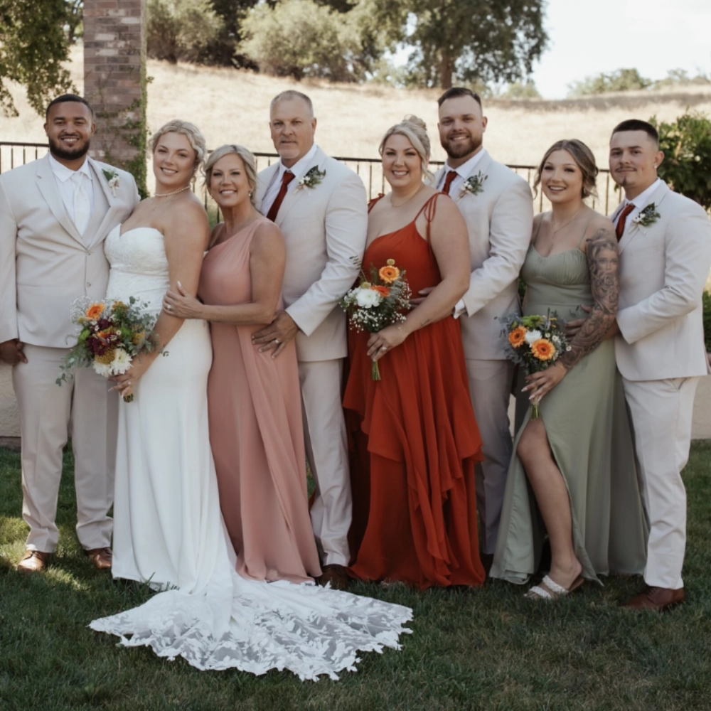 My family at my daughter, Bailey's wedding